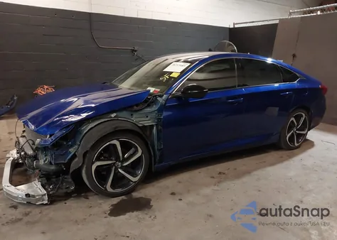 2021 Honda Accord Sport из США, поврежденный, VIN 1HGCV1F37MA101009